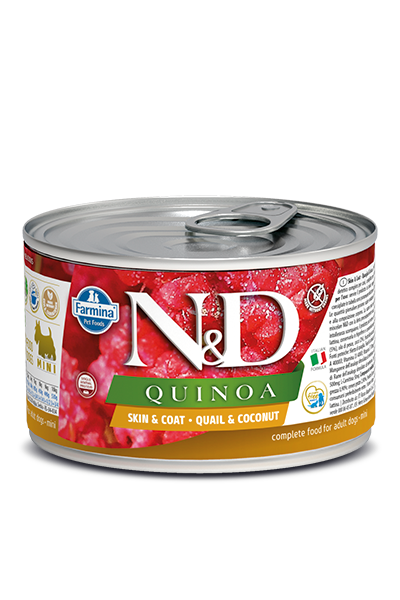 Farmina N&D K9 GF Quinoa Skin & Coat Quail