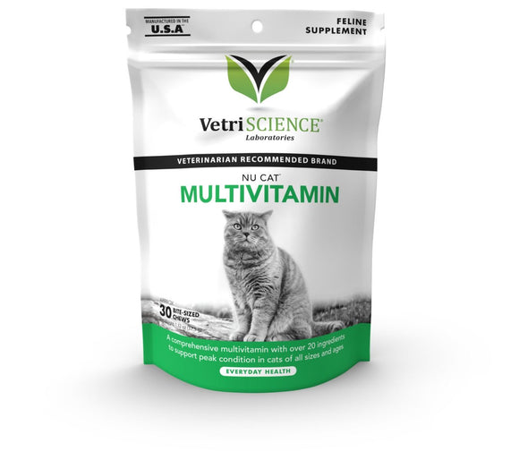 VetriScience NU Cat Multivitamin 30ct