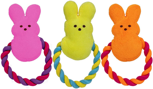 Peeps Plush Bunny Rope Toy