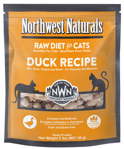Northwest Naturals Cat Frozen Raw Nibbles Duck 2lb