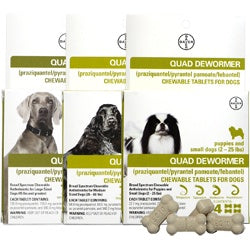 Bayer Quad Dewormer Tablets Dog
