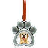 Pearhead Pawprints Metal Ornament