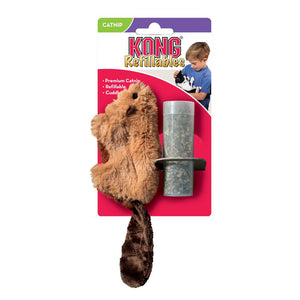 Kong Refillable Catnip Toy Beaver