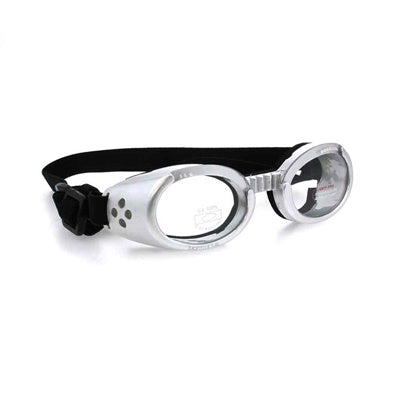 Doggles ILS Silver Frame/Clear Lens