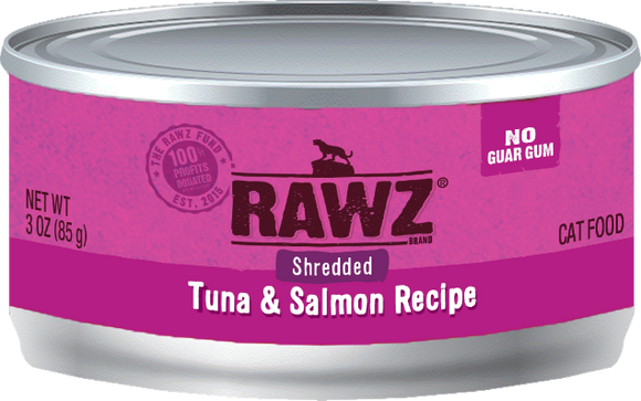 Rawz Cat Cans Shredded Tuna & Salmon 5.5oz