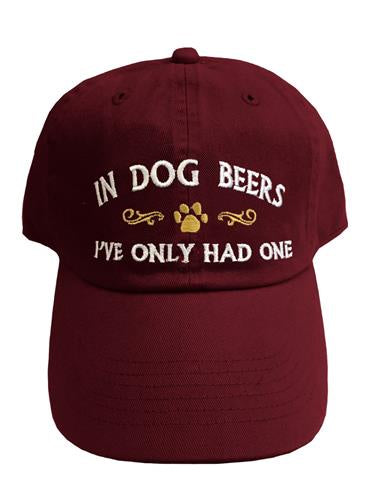 Spoiled Rotten Dogz Hat Dog Beers Red