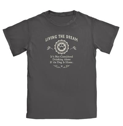 Spoiled Rotten Dogz SS Tee Not Drinking Alone Charcoal