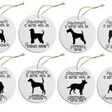 Mirage Breed Specific Round Christmas Ornament Asst