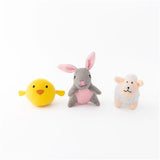 Zippy Paws Easter Miniz Easter Friends 3pk