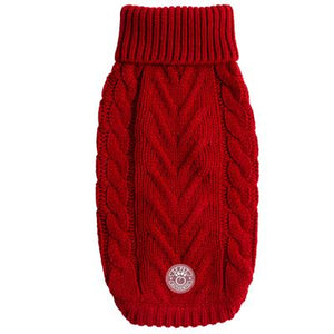 GF Pet Chalet Sweater Red