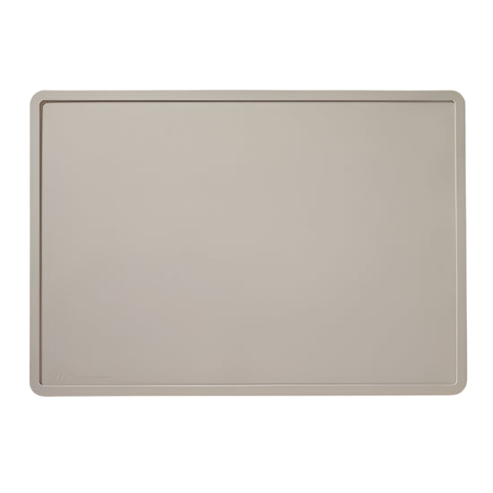 Beige baking tray on a white background