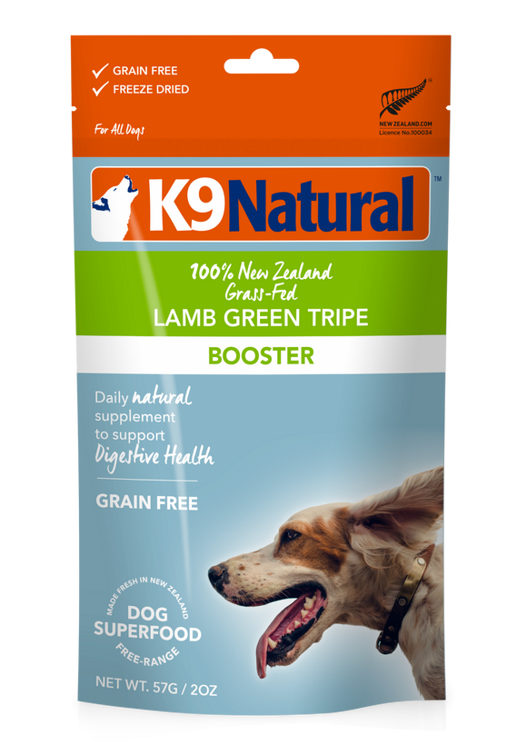 K9 Natural Freeze Dry Lamb Green Tripe Topper