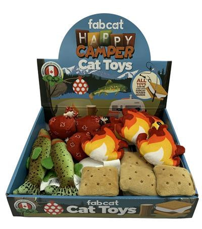 FAB Cat Happy Camper Toys Asst
