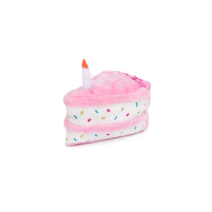 Zippy Paws Plush Birthday Cake Pink