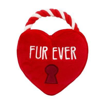 Lulubelles Power Plush  Fur Ever Lock Heart