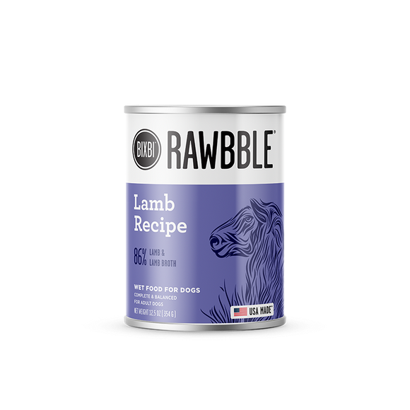 Rawbble Dog GF Lamb 12.5oz*