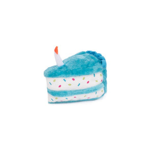 Zippy Paws Plush Birthday Cake Blue
