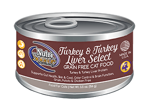 NutriSource Cat GF Turkey and Turkey Liver 5.5z