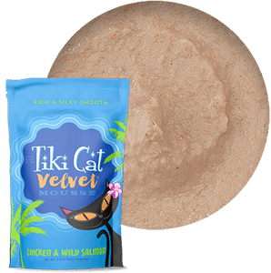 Tiki Cat Velvet Mousse PCH Chicken Wild Salmon 2.8z