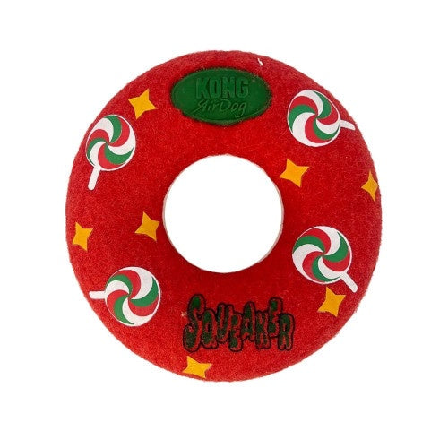 Kong Holiday Airdog Donut Squeaker Medium