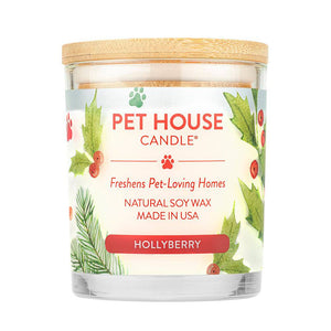 Pet House Candles Hollyberry