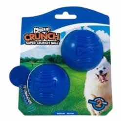 Petmate Chuckit Crunch Ball Med 2pk