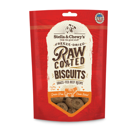 Stella & Chewy's Raw Coated Biscuits Beef