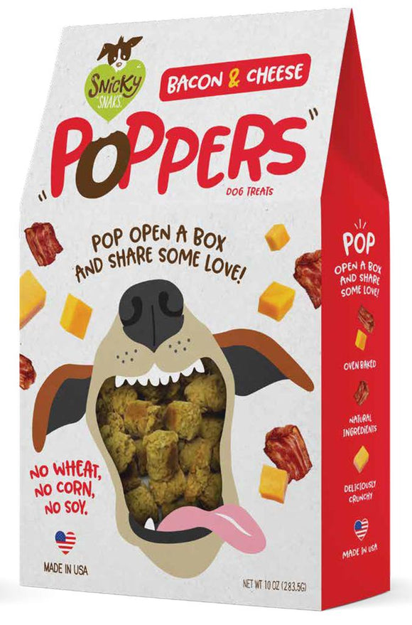 Snicky Snacks Dog Poppers Bacon Cheese