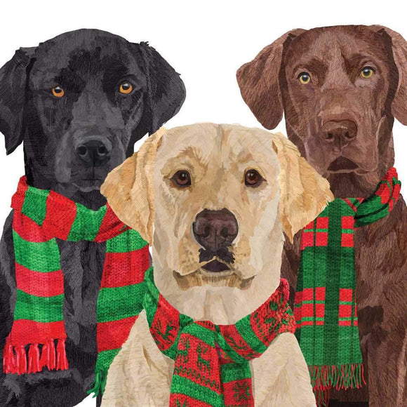 Paperproducts Design Ornament Merry Labradors