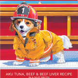 Rawz K9 Aujou Shredded Tuna Beef Liver 2.46oz PCH