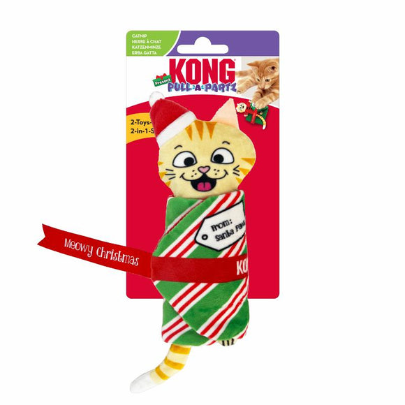 Kong Holiday Pull a Partz Present Cat Toy