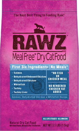 Rawz Cat Dry Salmon Chicken & Whitefish