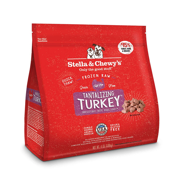 Stella & Chewy's Raw Tantalize Turkey Morsels Dog 4lb