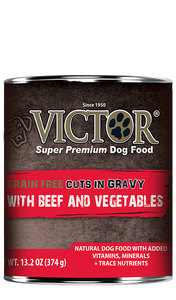 Victor GF Beef & Veg Dog Can 13oz*