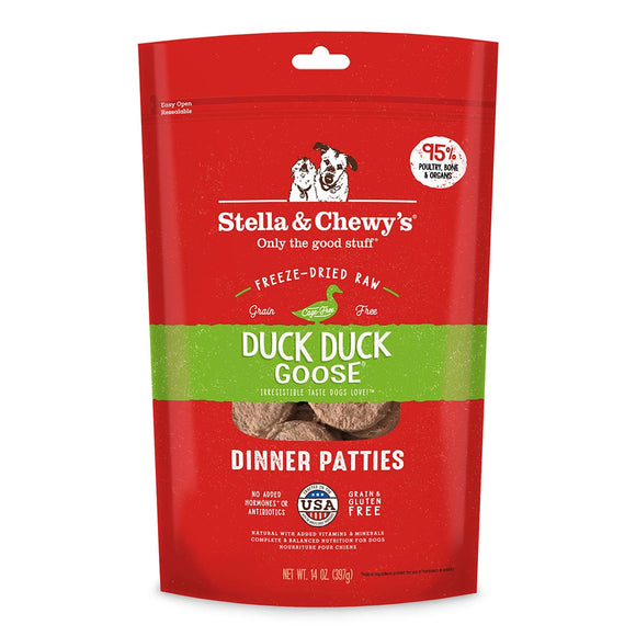 Stella & Chewy's Freeze Dry Duck Duck Goose Dog *DI*