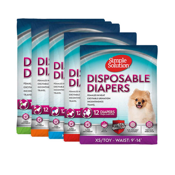 Simple Solution Disposable Diapers 12Pk