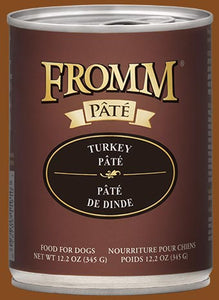 Fromm Gold K9 Cans Turkey Pate 12.2z