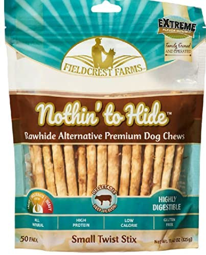 Nothin To Hide Twist Stix Beef Small 50 Pack