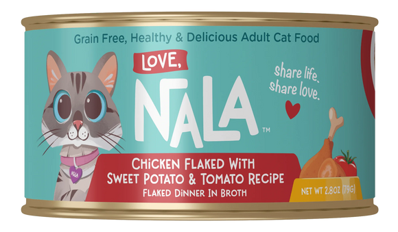 Love Nala Flake Chicken Sweet Potato Tomato 2.8oz