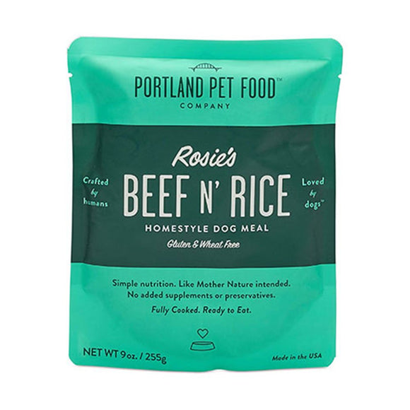 Portland Pet Food Beef Rice 9oz