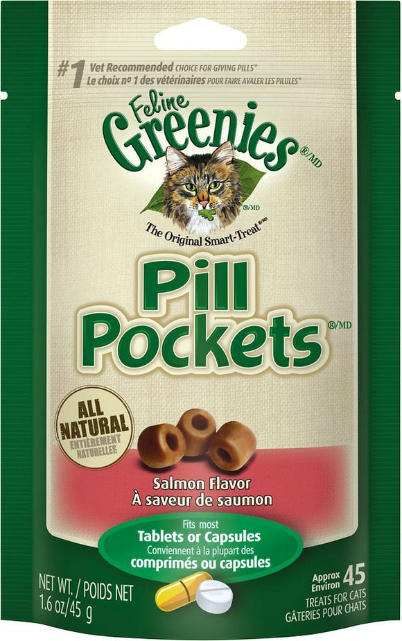 Greenies Pill Pockets Cat Salmon