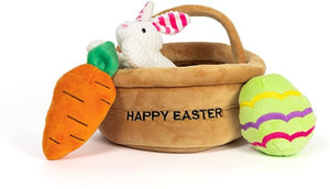 Midlee Easter Basket Dog Toy