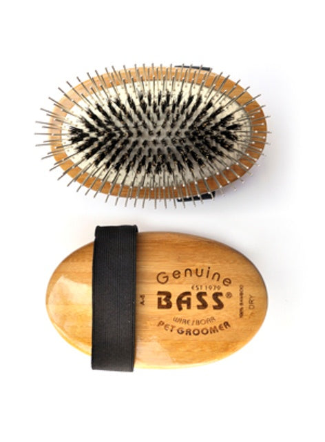 Bass Palm Pet Brush Wire/Boar
