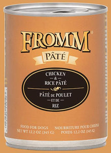 Fromm Pate K9 Cans Chicken Rice 12.2oz