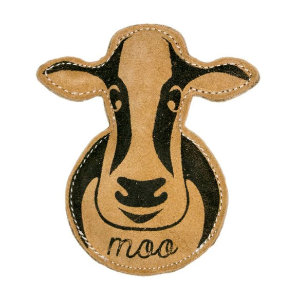 Original Territory Leather Cow Toy