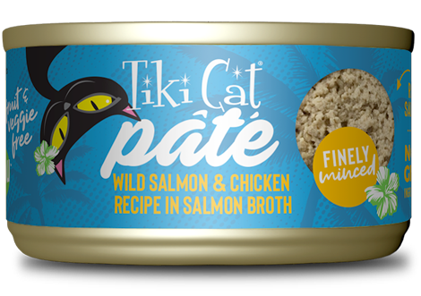 Tiki Cat Luau Salmon Chicken Pate 2.8oz