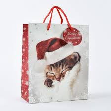 Santa Paws Donation Bag Cat