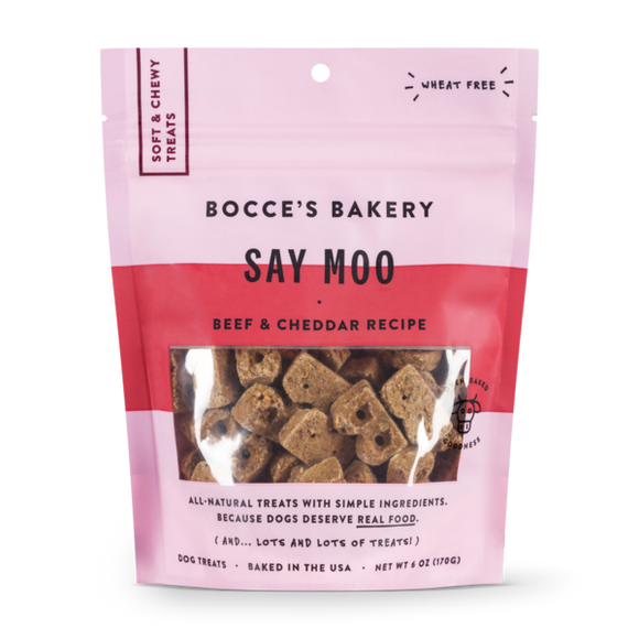 Bocces Soft and Chewy Say Moo 6oz