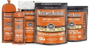 Northwest Naturals Frozen Raw Chicken Salmon Bar