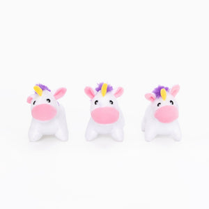 Zippy Paws Mini Unicorn 3 Pack